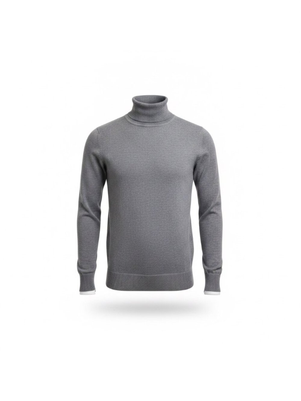 Eddie Bauer Womens Gray Turtleneck Sweater Long-Sleeve Lightweight Size L